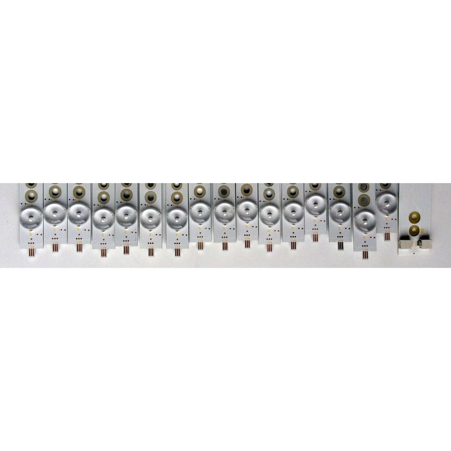 KIT DE LED'S PARA TV VIZIO (16 PIEZAS) / NUMERO DE PARTE LB50080 V0_00 / LB50080 V1_01 / LB50080 V0_00 81075 / LB50080 V1_01 81075 / 210BZ08D0B3030L00L / 1D5Y00000EA0 / PANEL TPT500U1-QVN03.U REV:S7B0A / MODELO M50-E1 - Imagen 5