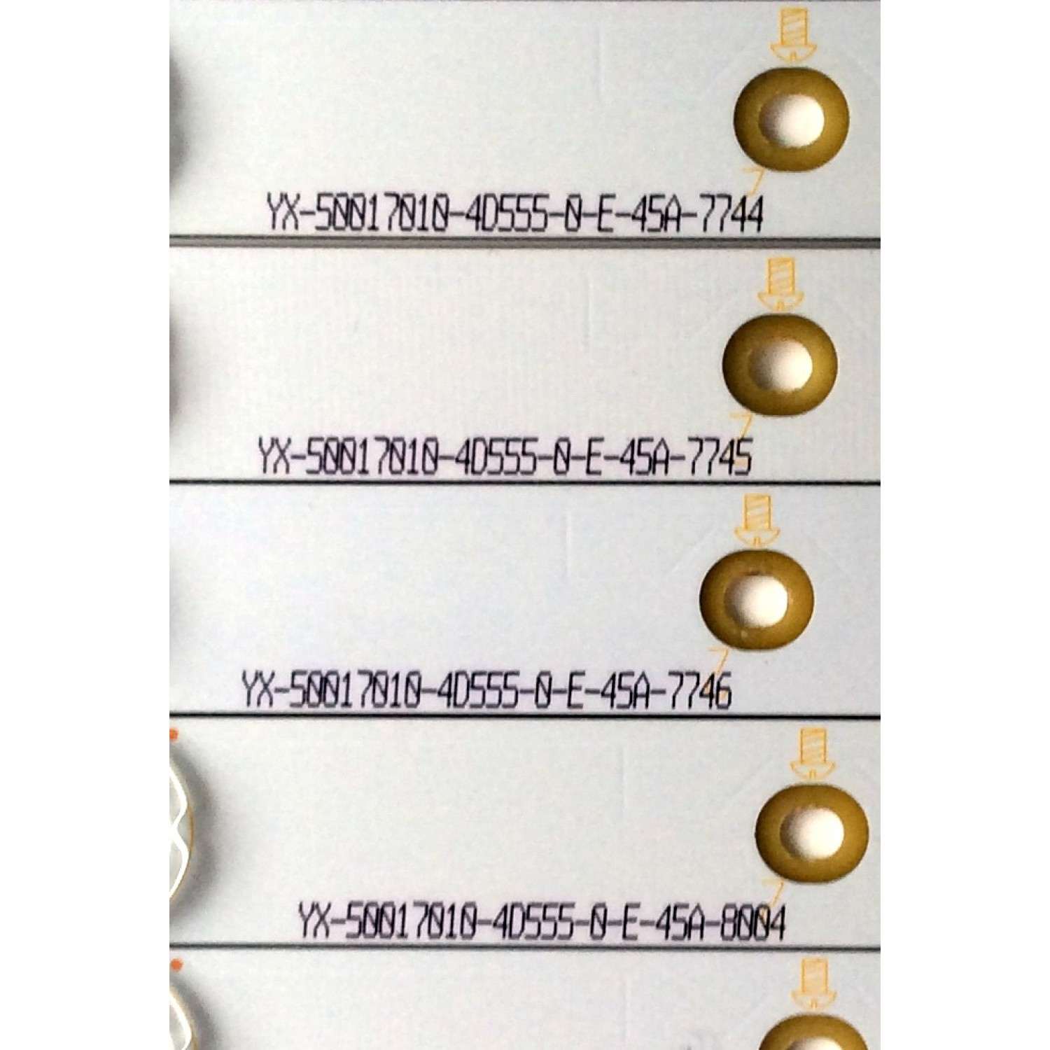 KIT DE LED'S PARA TV (16 PIEZAS) / VIZIO 500TT20 V3 / 500TT19 V3 / 500TT18 V2 / 500TT17 V2 / E88441 / YX-5001700-4D555-0-D-45A / YX-5001710-4D555-0-E-45A / PANEL TPT500J1-HVN04 / MODELOS D500I-B1 / D500I-B1 LTYWRTBQ / E500I-B1 / E500I-B1 LTY6PLKR - Imagen 5