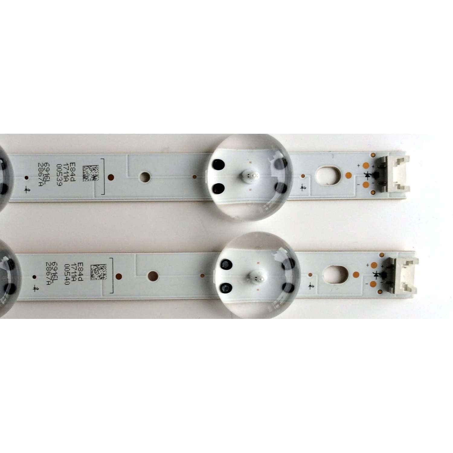 KIT DE LED'S PARA TV LG ((2 PIEZAS)) / NUMERO DE PARTE 6916L-2867A / 6916L2867A / SUNG WE155V0 E74739 / E84D1711A00540 / E84D1711A00539 / ART3 2867 REV0.3 1 / V17 43 / PANEL LC430DGG (FK)(M3) / MODELO 43UV340H-UA / 43UV340H-UA.BUSYLJM - Imagen 2