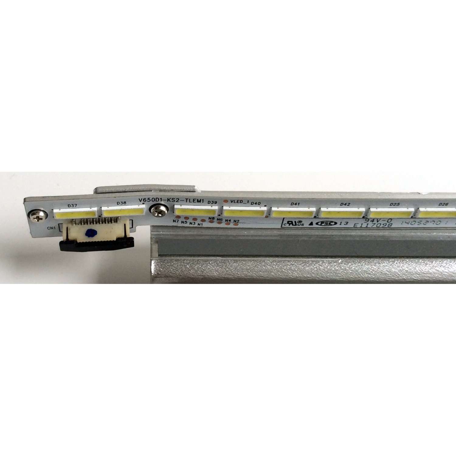 LED PARA TV / LG V650D1-KS2-TREM1 / V650D1-KS2-TLEM1 / E117098 / N31A46MA C / 094756 / PANEL V650HP1-LD6 Rev.E2 / MODELO 65LB5200-UA / 65LB5200-UA.CUSJLH - Imagen 4