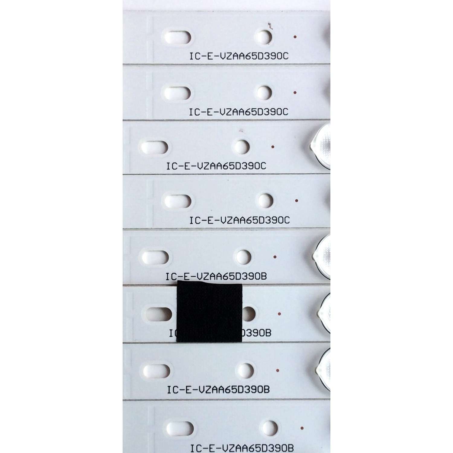 KIT DE LED'S PARA TV (16 PIEZAS) / JVC IC-D-VZAA65D390A / IC-E-VZAA65D390B / IC-E-VZAA65D390C / F110M9RP40F / E306084 / BC-F110M9RP40F-2-3-164-73 / 098101022173 / BC-F110M9RP40F-2-2-164-74 / BC-F110M9RP40F-2-2-164-75 / PANEL T650HVN05.0 / MODELO EM65FTR - Imagen 2