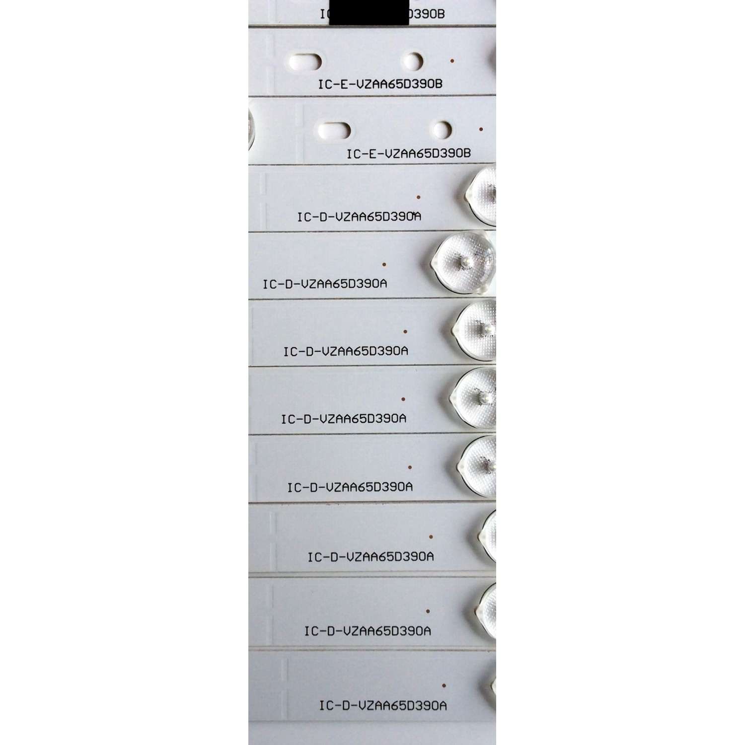 KIT DE LED'S PARA TV (16 PIEZAS) / JVC IC-D-VZAA65D390A / IC-E-VZAA65D390B / IC-E-VZAA65D390C / F110M9RP40F / E306084 / BC-F110M9RP40F-2-3-164-73 / 098101022173 / BC-F110M9RP40F-2-2-164-74 / BC-F110M9RP40F-2-2-164-75 / PANEL T650HVN05.0 / MODELO EM65FTR - Imagen 3