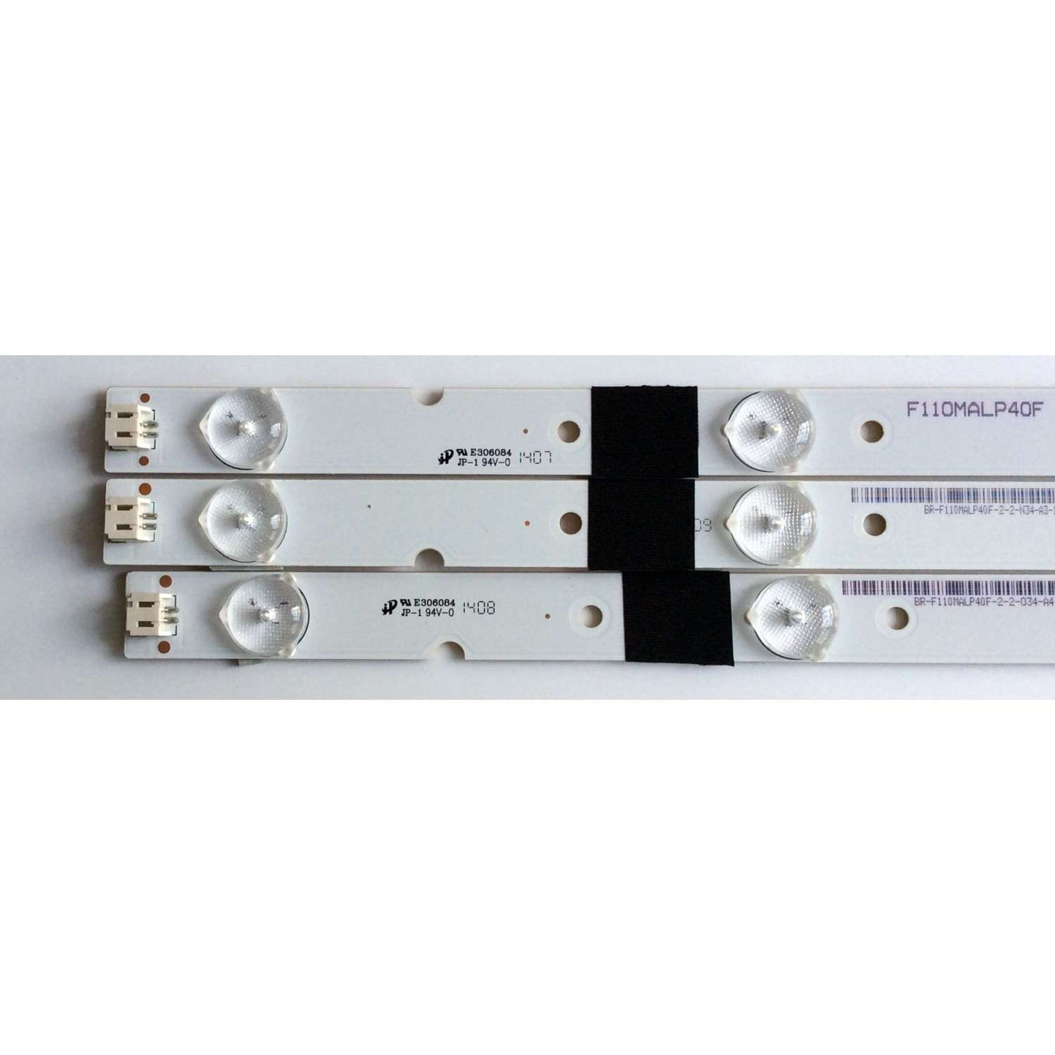 KIT DE LEDS ORIGINAL PARA TV JVC / VIZIO / 3 PIEZAS / NUMERO DE PARTE LED50D10A-ZC62AG-03D / 30350010003D /30350010003DYN / 231025AC10 / 50000M92S / MODELOS LT-50MCS780 / LT-50KB608 / V4K50M-0810 / V4K50M-0810 LMC1T8MA - Imagen 2