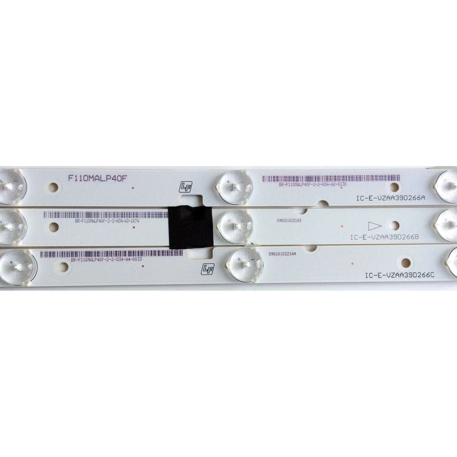 KIT DE LEDS ORIGINAL PARA TV JVC / VIZIO / 3 PIEZAS / NUMERO DE PARTE LED50D10A-ZC62AG-03D / 30350010003D /30350010003DYN / 231025AC10 / 50000M92S / MODELOS LT-50MCS780 / LT-50KB608 / V4K50M-0810 / V4K50M-0810 LMC1T8MA - Imagen 4