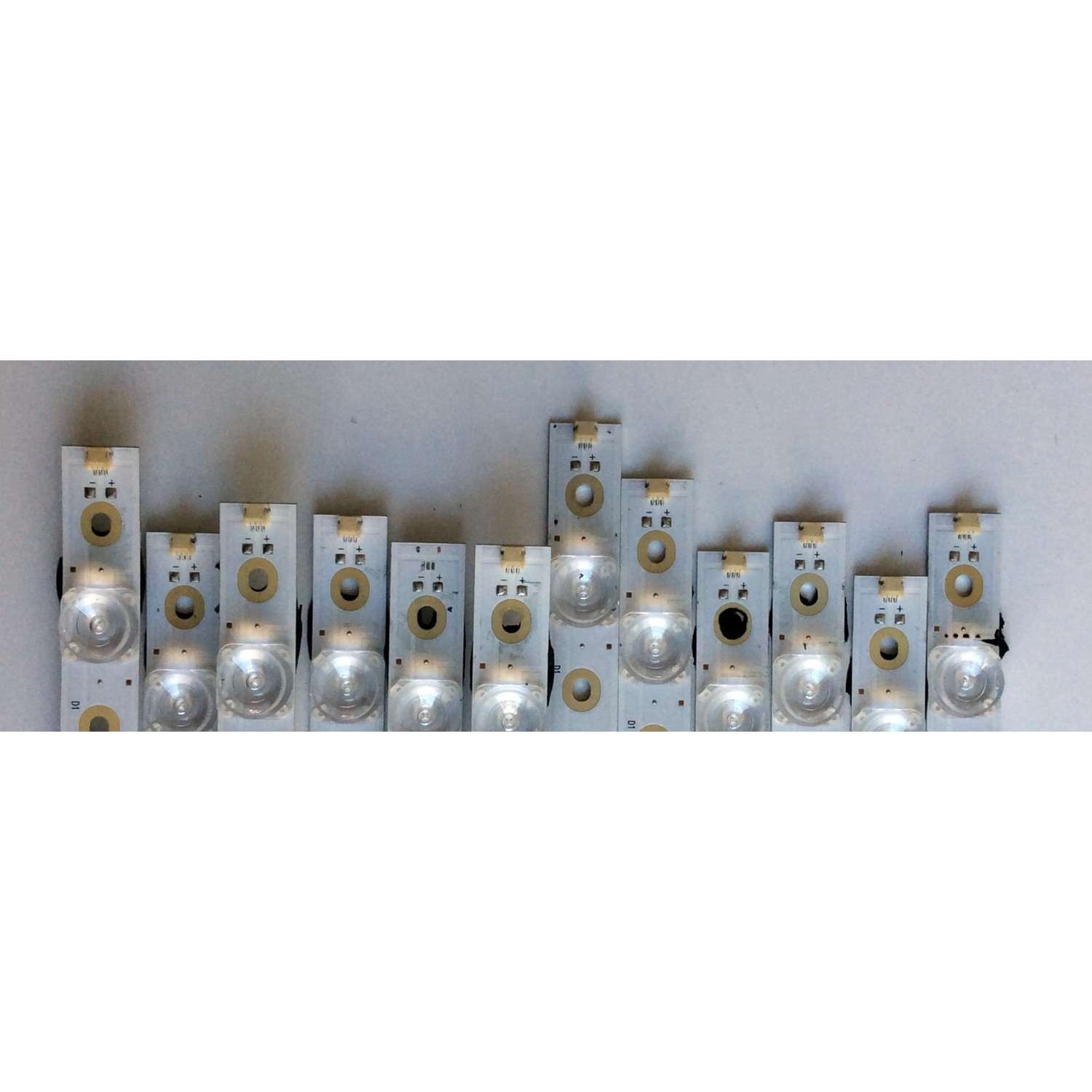 KIT DE LED'S PARA TV (12 PIEZAS) / SHARP LB65073 / LB65073 V0 / E473485 / 1199800 / PANEL HD650S1U71 / HD650S1U71\S8\GM\CKD\ROH / MODELOS LC-65Q7300U / 65R6E - Imagen 2