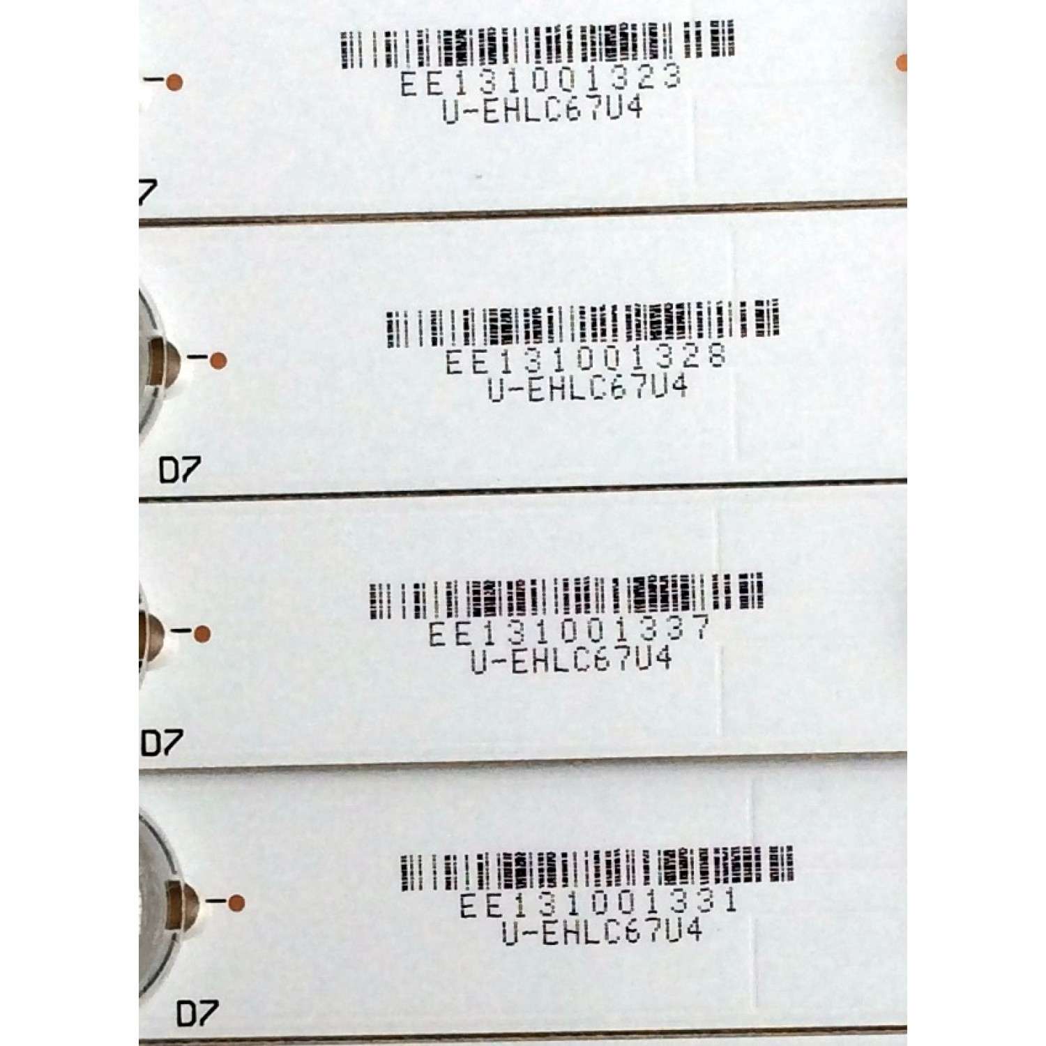 KIT DE LEDS PARA TV VIZIO ORIGINAL 14 PIEZAS / NUMERO DE PARTE GJ-D2P5-430-D712-L-TEST-V3 / GJ-D2P5-430-D712-R-TEST-V3 / GJ-D2P5-430-D712-L-V3-CB / U-EHLC67U4 / PANEL TPT430H3-QVN01.U REV: S000A / MODELOS M43-C1 / M43-C1 LTTWSPAR / M43-C1 LTTWSPCR - Imagen 3