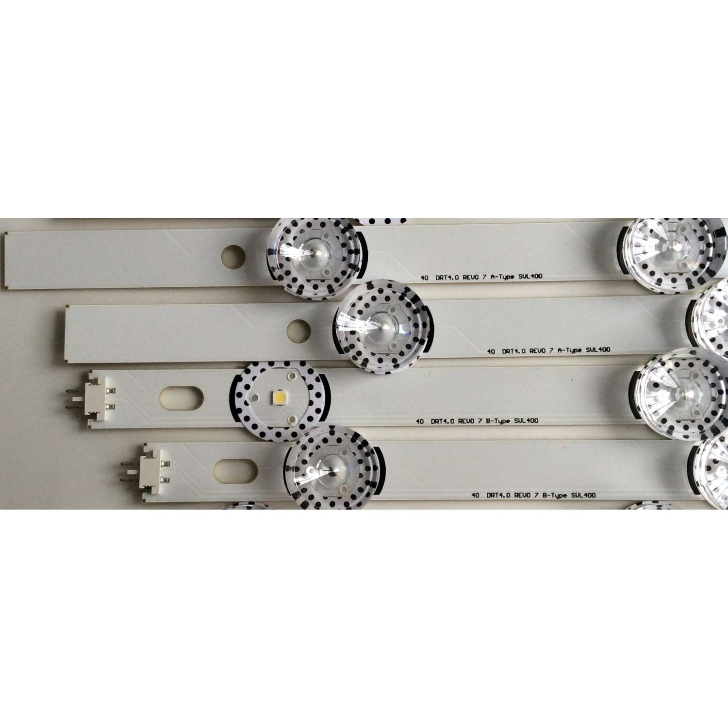KIT DE LED'S PARA TV (8 PIEZAS) / LG 40DRT4.0 REV0 7 B-TYPE SUL 400 / CEM-3-N 94V-0. 1645 003S5B / 0884A / PANEL'S HC400DUN-VCKN9-214X / MODELO 40LX560H-UF - Imagen 2