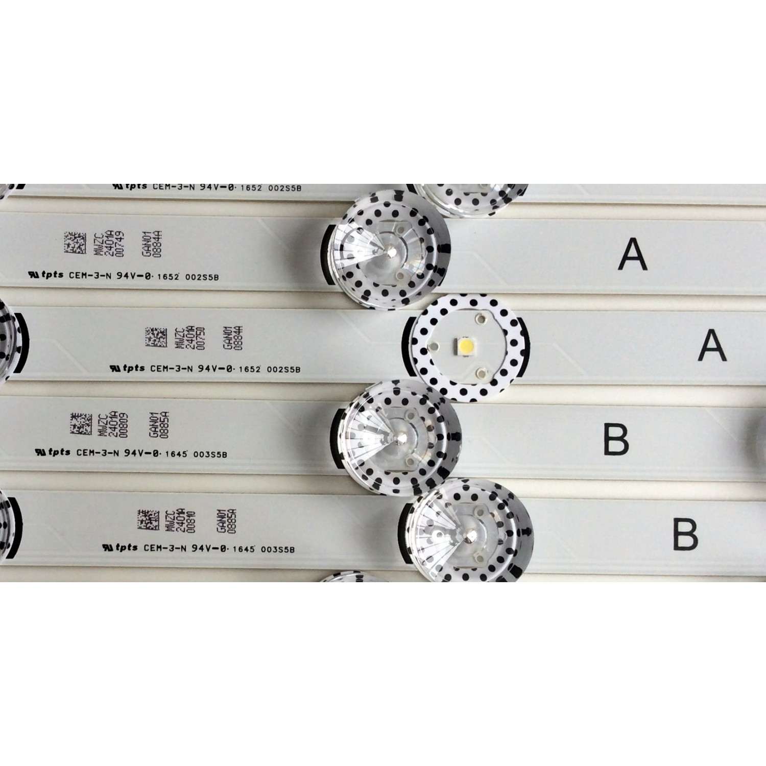KIT DE LED'S PARA TV (8 PIEZAS) / LG 40DRT4.0 REV0 7 B-TYPE SUL 400 / CEM-3-N 94V-0. 1645 003S5B / 0884A / PANEL'S HC400DUN-VCKN9-214X / MODELO 40LX560H-UF - Imagen 3