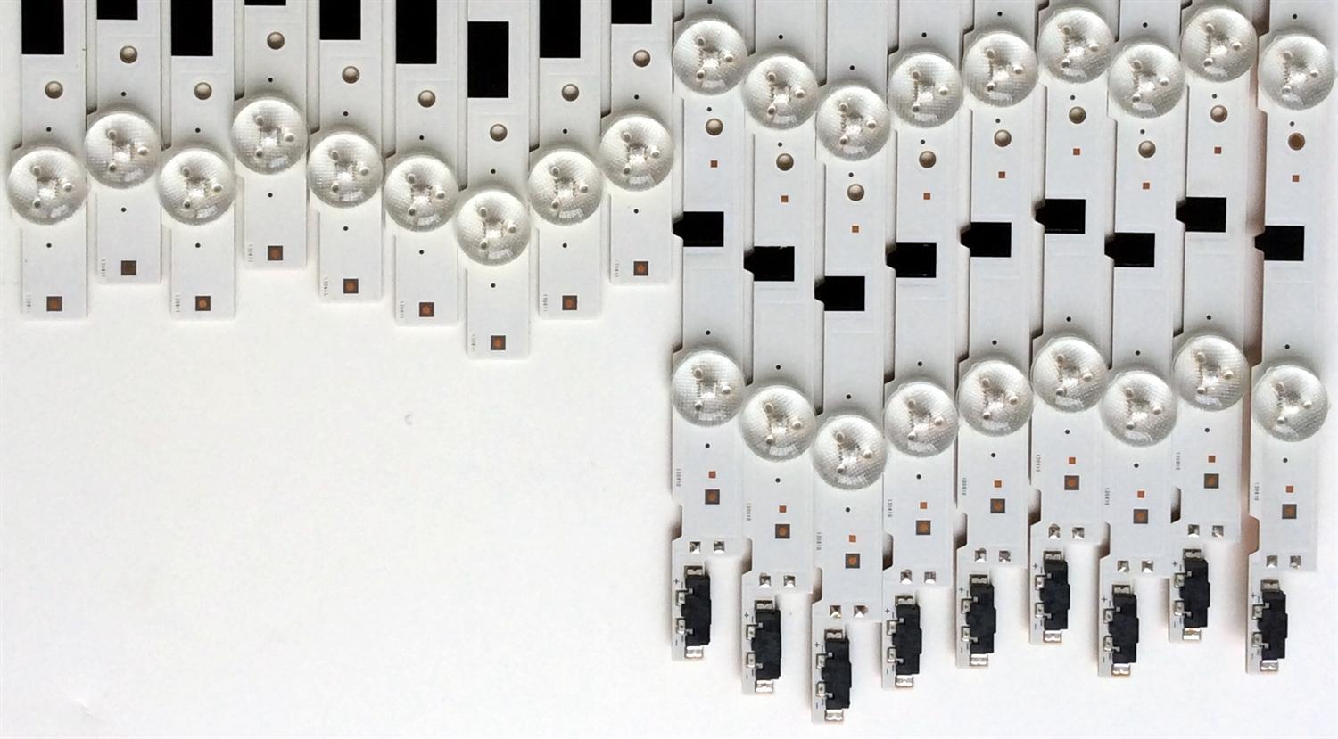 KIT DE LED'S PARA TV 18 PIEZAS / SAMSUNG BN96-200000 / 200000 / SAMSUNG 2013SVS50F L 9 REV1.9 130130 / PANEL HF500CSA-B2 / HF500CSM-C1 / MODELO UN50F6300AFXZA - Imagen 5
