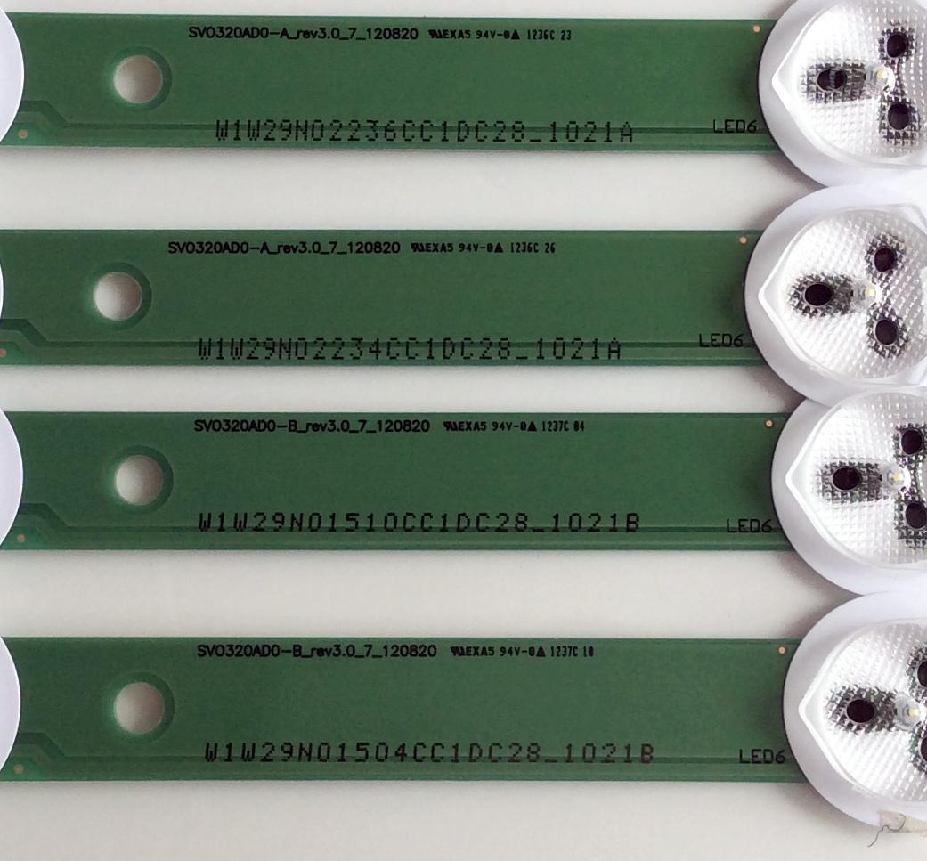 KIT DE LED'S PARA TV (4 PIEZAS) / VIZIO BB29-2011A / BB29-2011B / SV0320AD0-B_REV3.0_7_120820 PANEL T320XVN02.V0 / MODELOS E320I-A2 / E320I-A2 LWZANLJP - Imagen 2