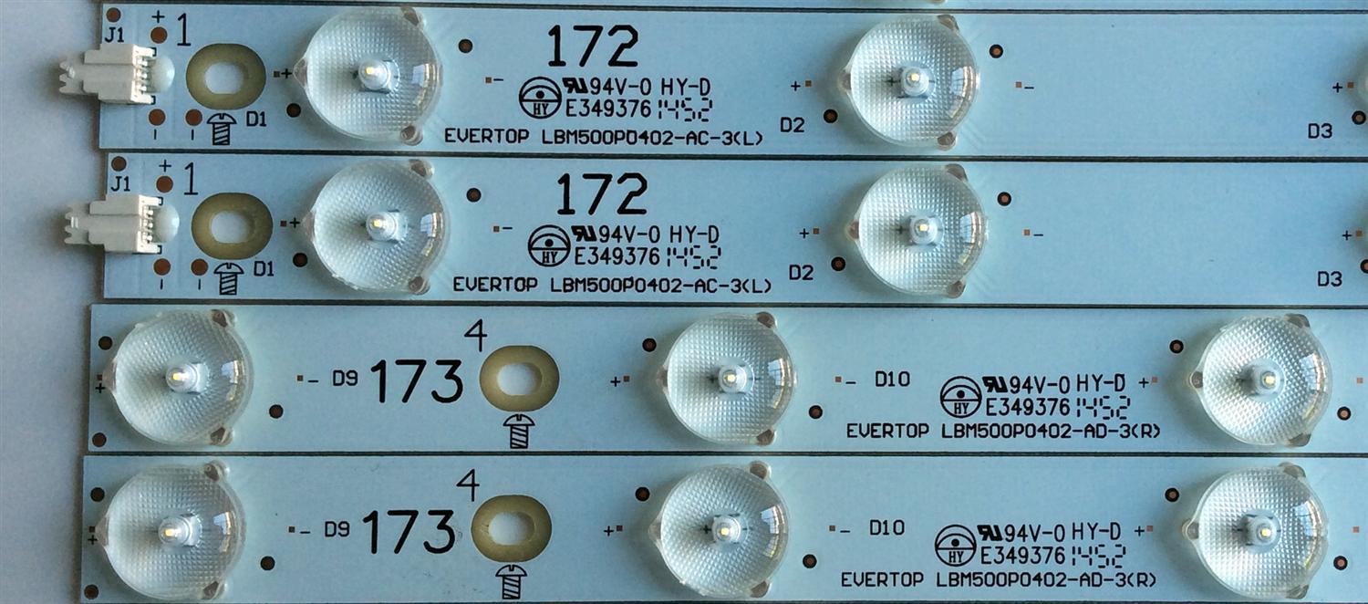 KIT DE LED'S PARA TV (16 PIEZAS) / VIZIO LBM500P0402-AC-3(L) / LBM500P0402-AD-3(R) / R08-0350123 / E349376 / PANEL TPT500J1-HVN08 REV:S400A / MODELO M502I-B1 - Imagen 4