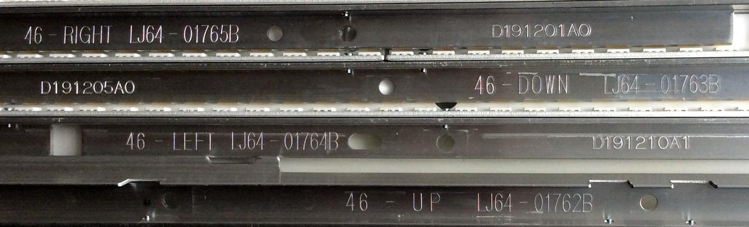 KIT DE LED'S PARA TV (4 PIEZAS) / INSIGNIA LJ64-01762B / LJ64-01763B / LJ64-01764B / LJ64-01765B / PANEL  LTA460HF07 / MODELO NS-46E560A11 - Imagen 3