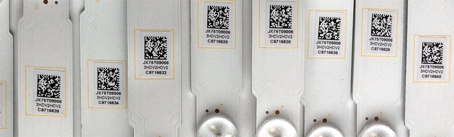 KIT DE LED'S PARA TV ((INCOMPLETO SOLO 20 PIEZAS)) / LB75018 / LB75018 V0_01 / JX75T09006 / 3HDV2HDV2 / PANEL´S T750QVF05.2 / YD8F007DND01B / MODELO XBR-75X900F - Imagen 4