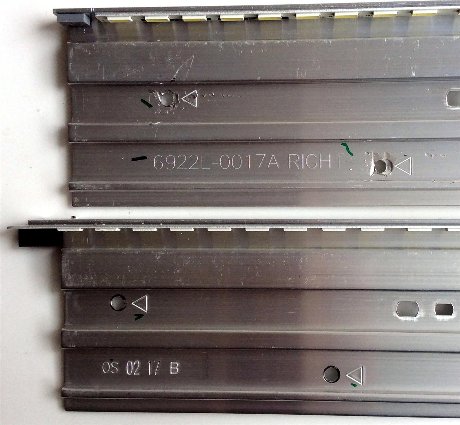 KIT DE LED'S PARA TV (2 PIEZAS) / VIZIO 6922L-0017A / 6922L-0018A / 6920L-0132C / 6920L-0132D / PANEL LC470EUD (SE)(F4) / MODELO M3D470KD - Imagen 3