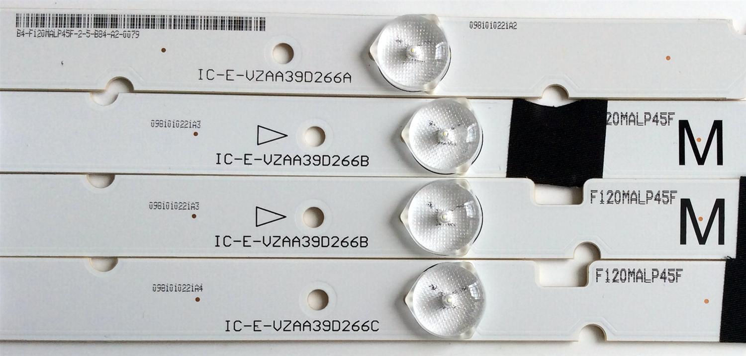 KIT DE LED'S PARA TV (4 PIEZAS) / SHARP 0981-0102-21A2 / 0981-0102-21A4 / 0981-0102-21A3 / F120MALP45F / PANEL T390HVN04.0 / MODELOS LC-39LE551U / E390-B0 - Imagen 5