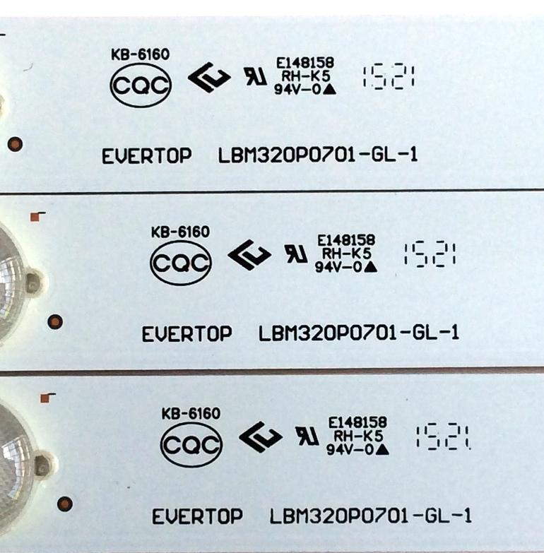 KIT DE LED'S PARA TV (3 PIEZAS) / VIZIO LBM320P0701-GL-1 / 04-C0150605 / E148158 / 04224[01408 / PANEL'S TPT315B5.0TU3A / TPT315B5-0TU3A.Q / TPT315B5-WHBN0.K / MODELOS D32H-C1 E32H-C1 LTTDSJBR / E32H-C1LTTDSJCR / D32H-C1 / D32H-D1 / D32HN-D1 - Imagen 2