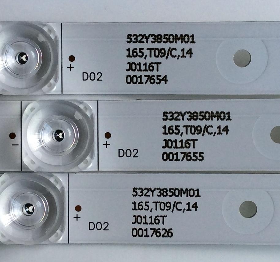 KIT DE LED'S PARA TV (3 PIEZAS) / INSIGNIA SVZC_39_3030_7LED_REV03_20171201 / E78030 / 532Y3850M01 / RUNTKD070 / MODELO NS-39D31DNA19 - Imagen 3