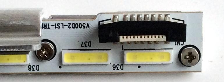 LED PARA TV / SANYO V500D2-LS1-TREM3 / C-1-1 M0004L N31 A 3 Y C A  A / PANEL V500HK1-LS6 REV.E4 / MODELOS FVF5044 / P50F44-00 - Imagen 4