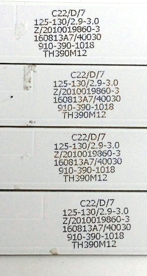 KIT DE LED'S PARA TV (4 PIEZAS) / ELEMENT 303TH390044 / TFGJ39D08-ZC21FG-03 / 125-130/2.9-3.0 / PANEL T390-DXB (P) -DLED / MODELO ELEFW3916 - Imagen 3