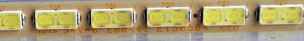 KIT DE LED'S PARA TV (2 PIEZAS) / VIZIO  7355T02.002- 1-DX1 / 12702N / E88441 / E150504 / PANEL T550HVN01.5 / MODELO M550VSE - Imagen 2