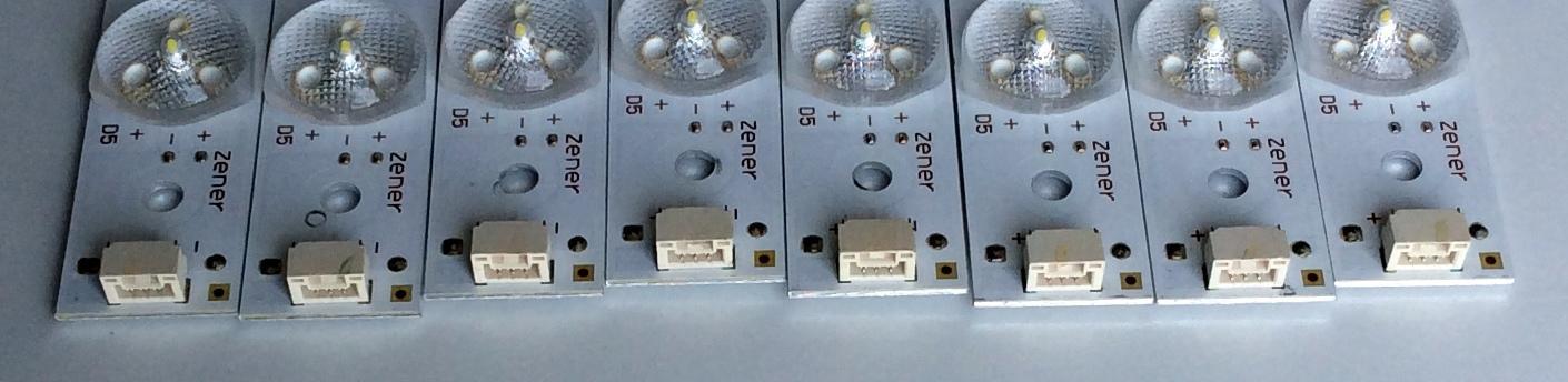 KIT DE LED'S PARA TV (8 PIEZAS) / INSIGNIA 4C-LB550T-GY2 / 3 L07 C73 VF16 N57 D 217 / PB15D572173BL051-002H / PANEL ST5461B05-2 / LVF550CSDX E6 V4 / MODELO NS-55D421NA16 - Imagen 4