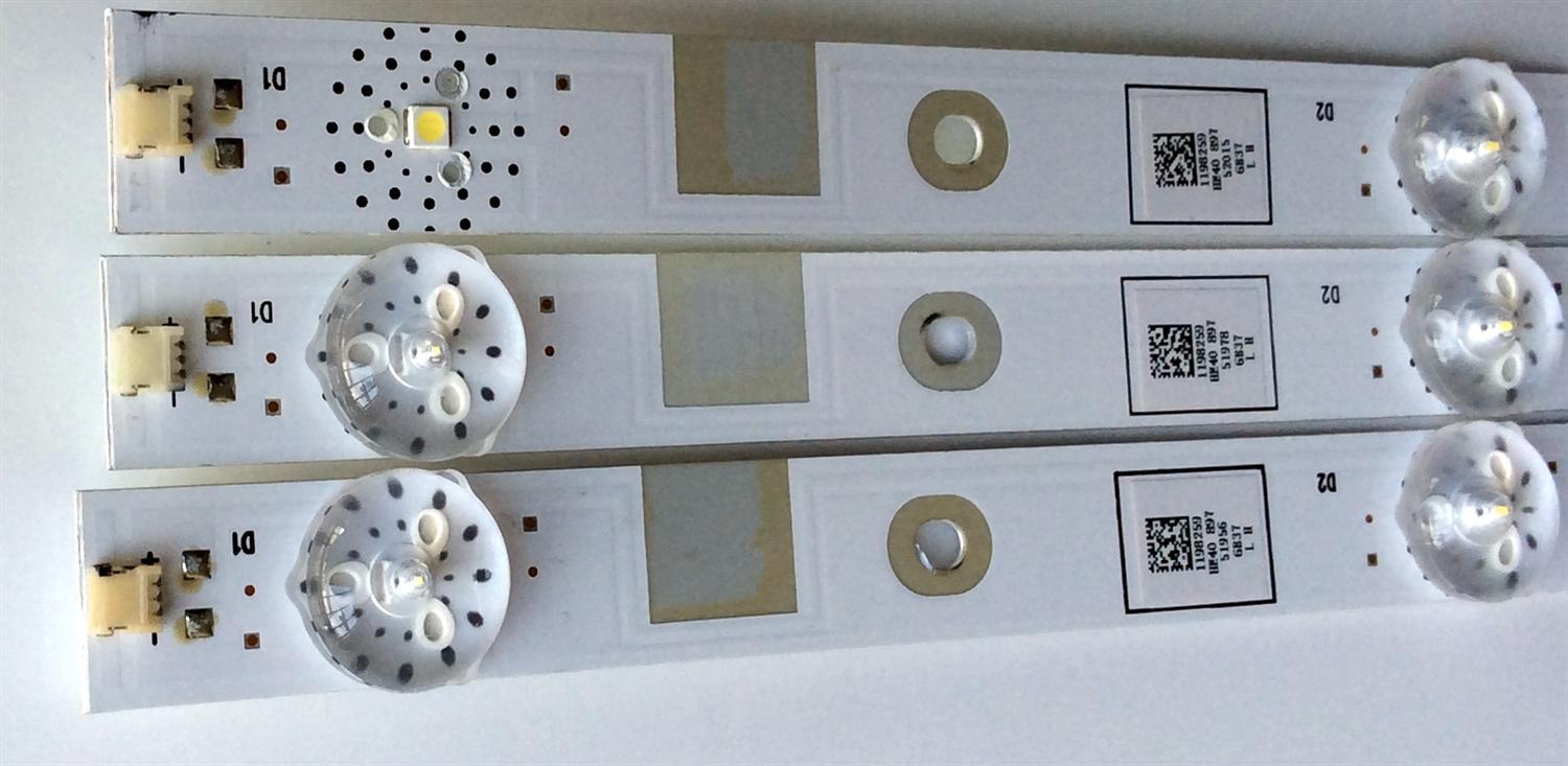KIT DE LED'S PARA TV (3 PIEZAS) / SHARP LB40048 / LB40048 V0 / 1198259 / E469119 / HE40 / 897 / 6B37 / PANEL JHD400N2F31 / JHD400N2F31-TXL1QL / MODELO LC-40LB601U - Imagen 3