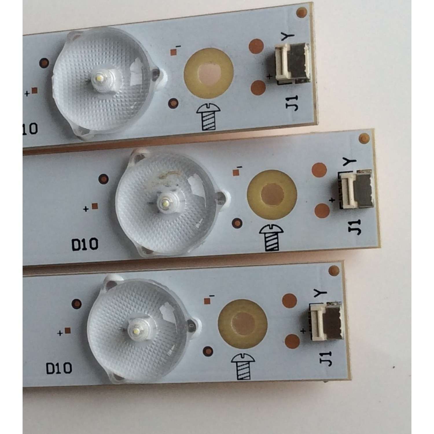 KIT DE LED'S PARA TV (3 PIEZAS) / SHARP LBM430P1001-AJ-3S / 210BZ10D043030H02E / F130 N8  H S ZC45 / E355813 - Imagen 4