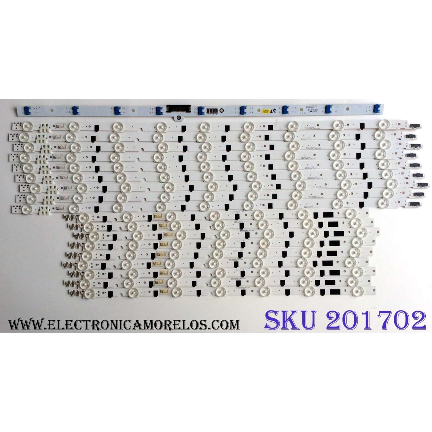 KIT DE LED'S PARA TV 18 PIEZAS / SAMSUNG BN96-200000 / 200000 / SAMSUNG 2013SVS50F L 9 REV1.9 130130 / PANEL HF500CSA-B2 / HF500CSM-C1 / MODELO UN50F6300AFXZA