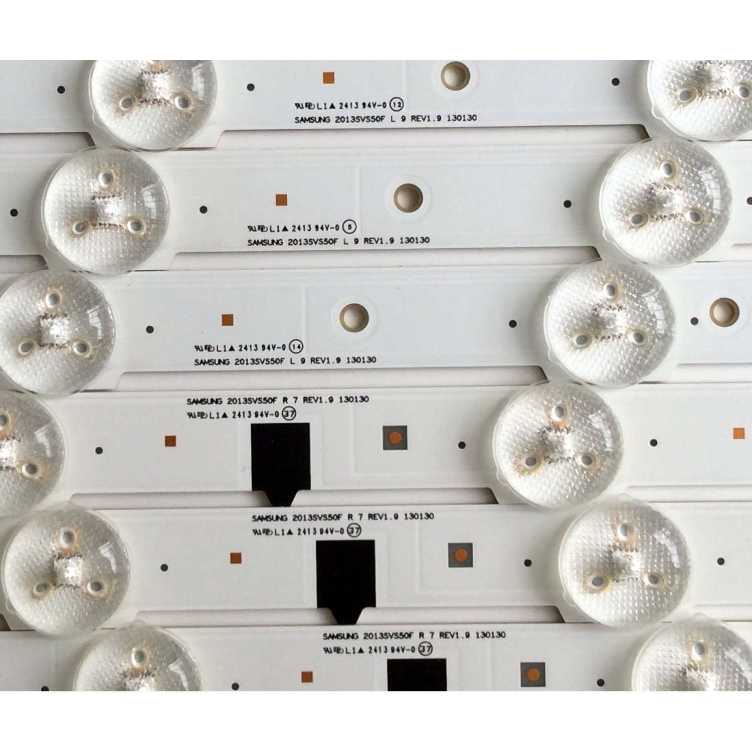KIT DE LED'S PARA TV 18 PIEZAS / SAMSUNG BN96-200000 / 200000 / SAMSUNG 2013SVS50F L 9 REV1.9 130130 / PANEL HF500CSA-B2 / HF500CSM-C1 / MODELO UN50F6300AFXZA - Imagen 3