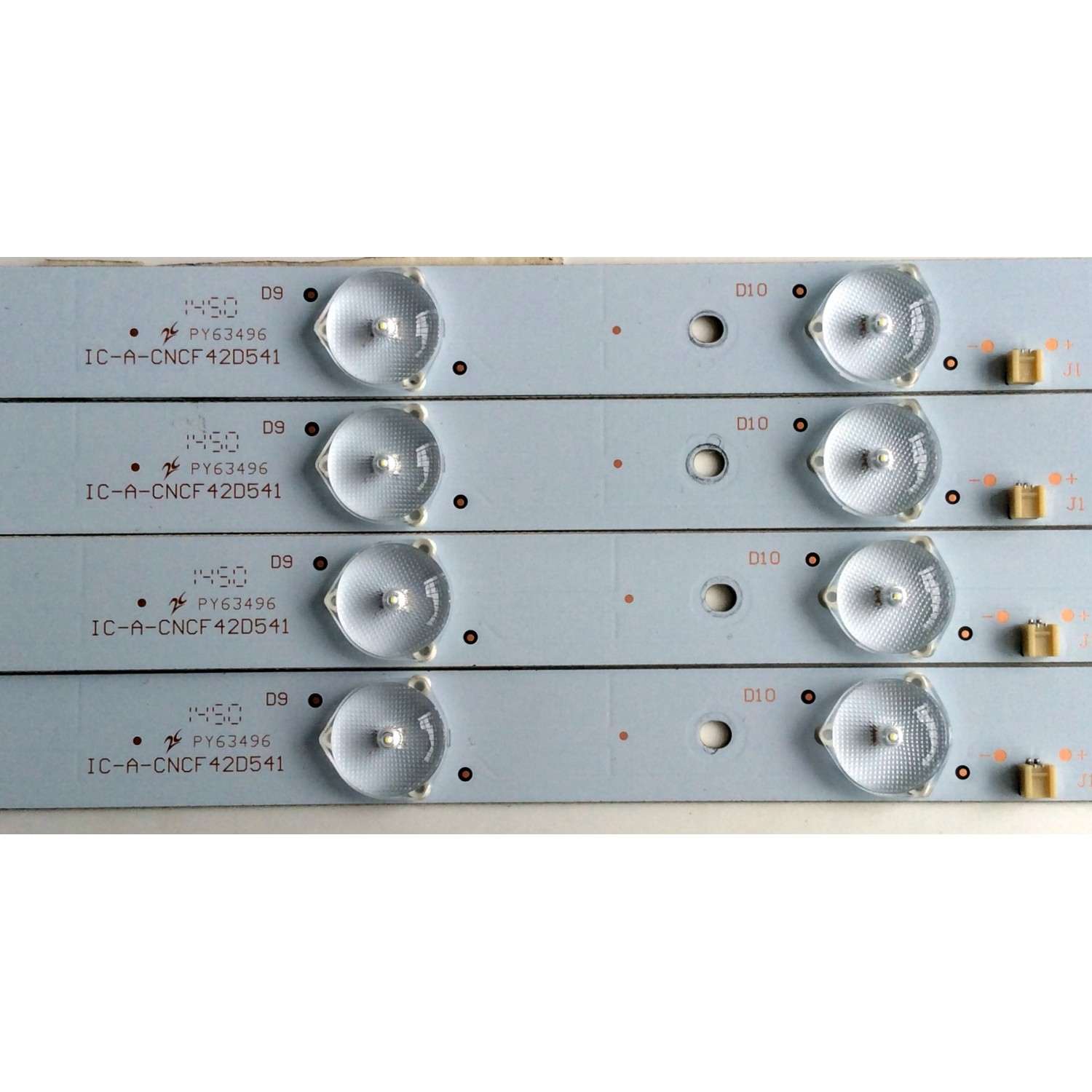 KIT DE LED'S PARA TV (4 PIEZAS) / SEIKI 910-416-1001 / IC-A-CNCF42D541 / LQ-K5-A4 / PANEL / MODELO SE420UM - Imagen 2