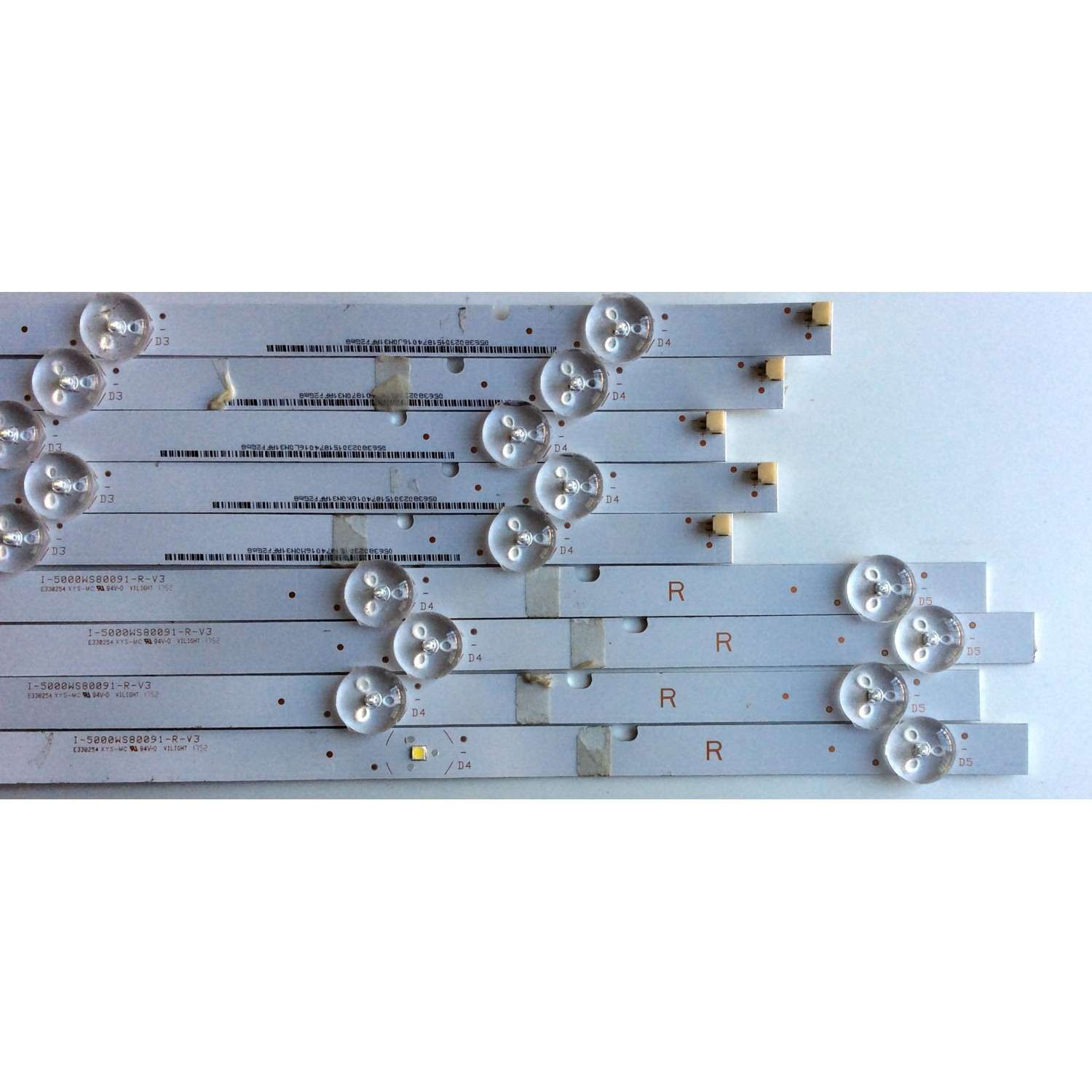 KID DE LED'S PARA TV ((INCOMPLETO SOLO 9 PIEZAS)) / VIZIO I-500WS80091-R-V3 / I-500WS80091-L-V3 PANEL / MODELOS E50-F2 / E50-F2 LWZ2WYMU     - Imagen 2