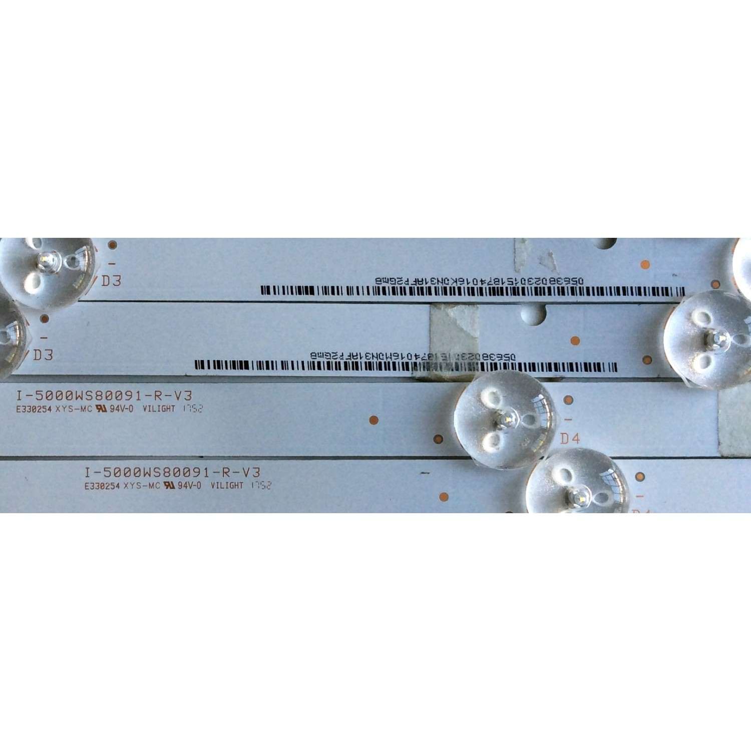 KID DE LED'S PARA TV ((INCOMPLETO SOLO 9 PIEZAS)) / VIZIO I-500WS80091-R-V3 / I-500WS80091-L-V3 PANEL / MODELOS E50-F2 / E50-F2 LWZ2WYMU     - Imagen 4