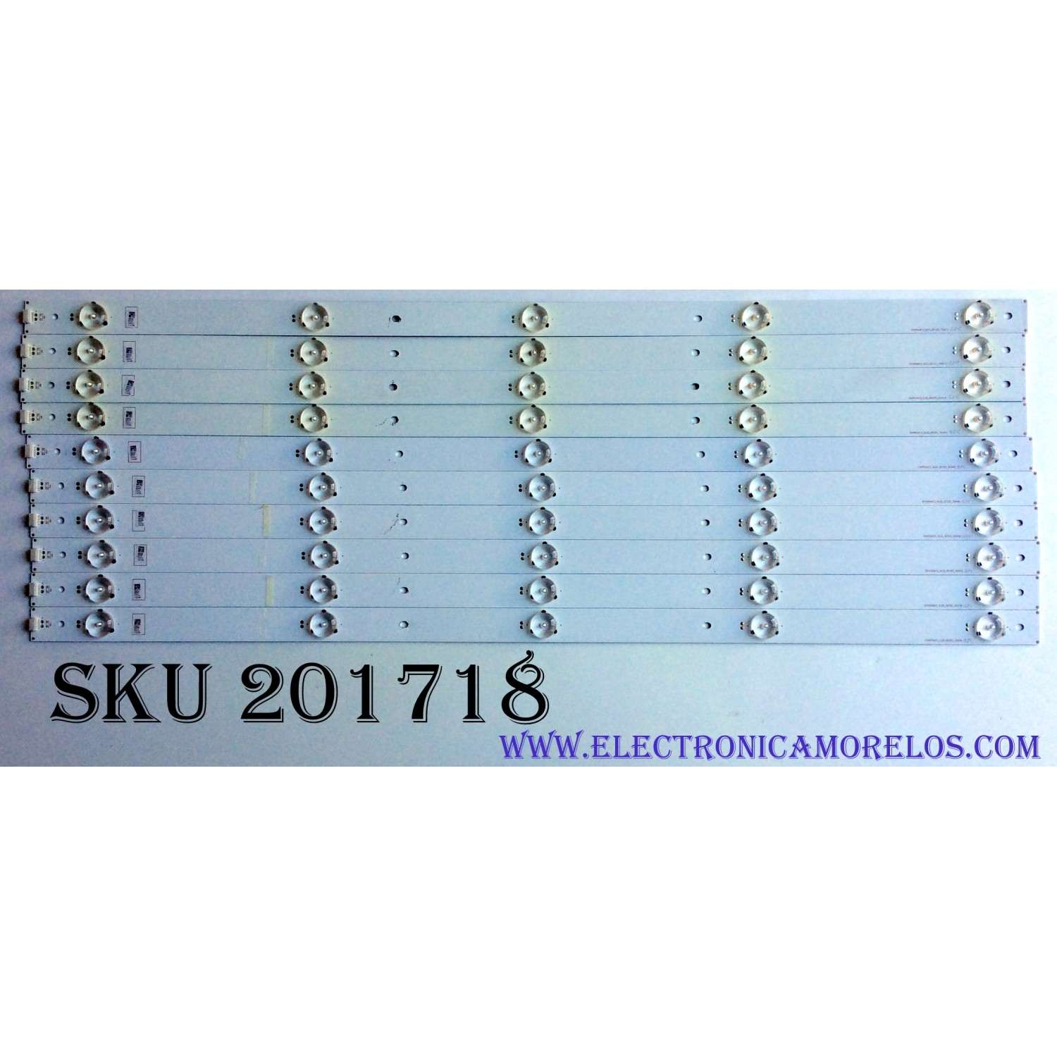 KIT DE LEDS ORIGINAL PARA TV INSIGNIA 10 PIEZAS / NUMERO DE PARTE SVH550AC3 / 1142183 / SVH550AC3_5LED_REV05_150410 / SVH550AC3_5LED_REV05_150410 / PANEL HD550DF-B52 / HD550DF-B52(020) / MODELOS 55H6B / 55H5C / LED55EC290N / NS-55D510NA17 / LC-55LB481U