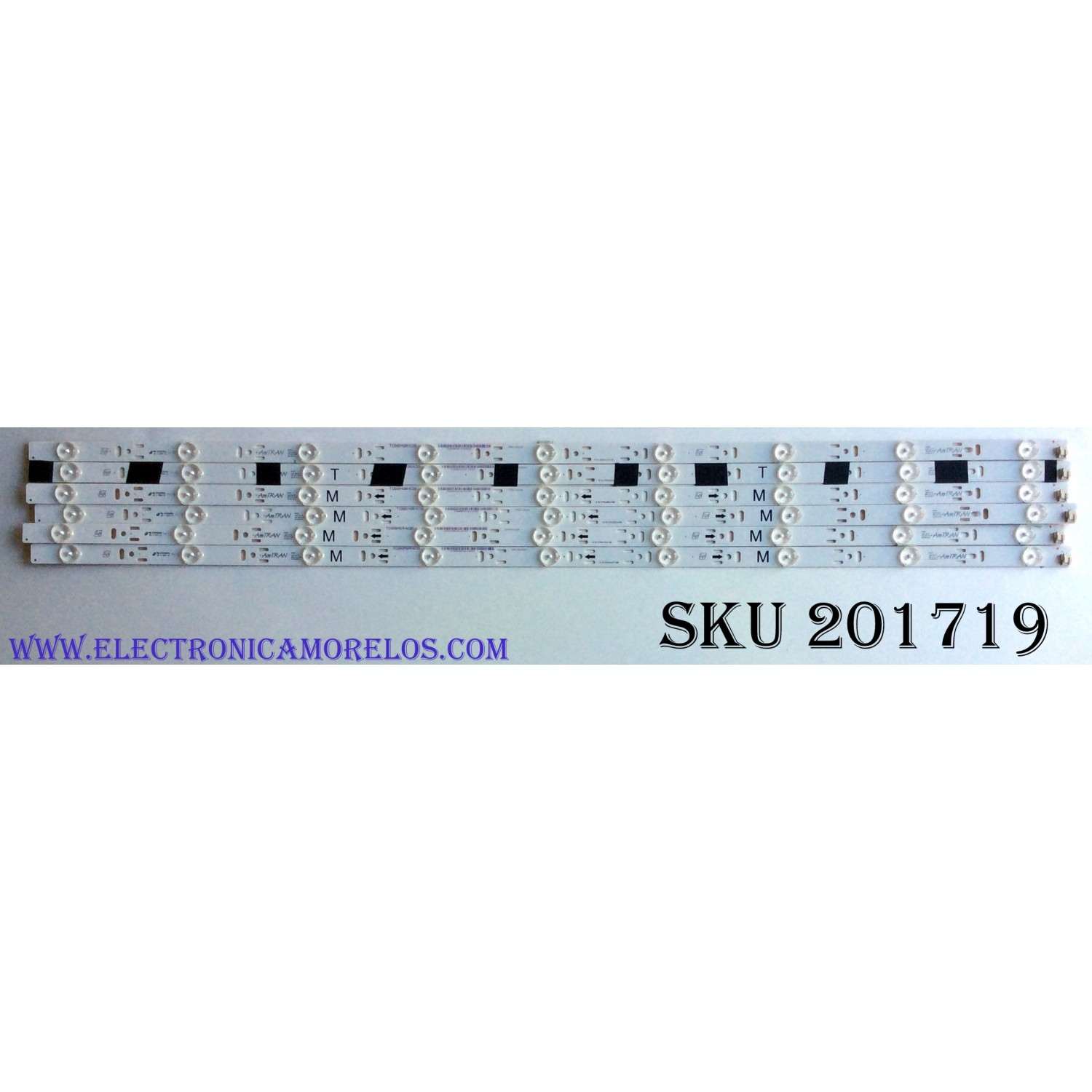 KIT DE LED'S PARA TV (6 PIEZAS) / VIZIO 0981-0102-21BP /21BQ /21BN / IC-C-VZAA42D418B / IC-B-VZAA42D418A / IC-B-VZAA42D418B / IC-C-VZAA42D418C / IC-C-VZAA42D418A / IC-D-VZAA42D418B / PANEL T420HVN06.0 / MODELOS  E420I-B0  / E420I-B0 LAUAPTAQ