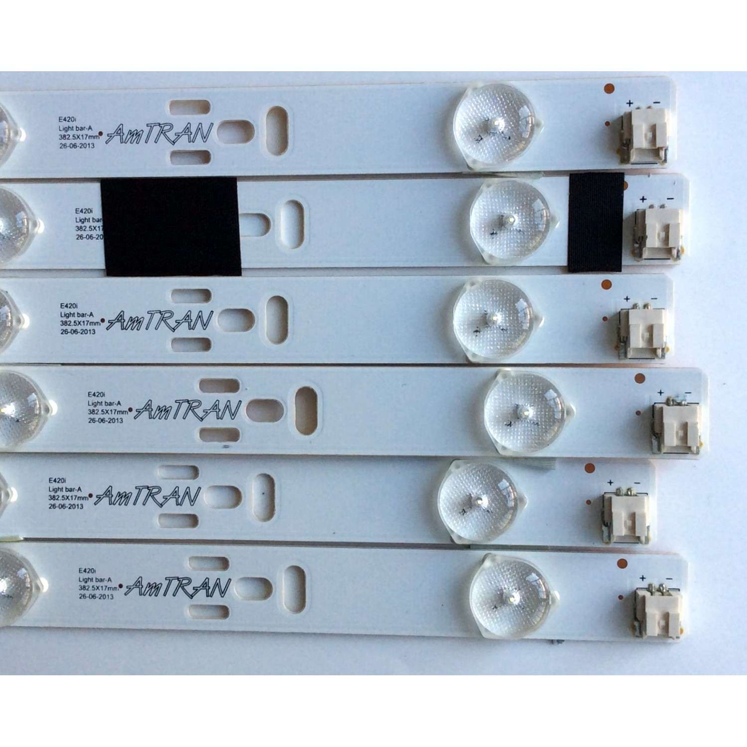 KIT DE LED'S PARA TV (6 PIEZAS) / VIZIO 0981-0102-21BP /21BQ /21BN / IC-C-VZAA42D418B / IC-B-VZAA42D418A / IC-B-VZAA42D418B / IC-C-VZAA42D418C / IC-C-VZAA42D418A / IC-D-VZAA42D418B / PANEL T420HVN06.0 / MODELOS  E420I-B0  / E420I-B0 LAUAPTAQ - Imagen 2