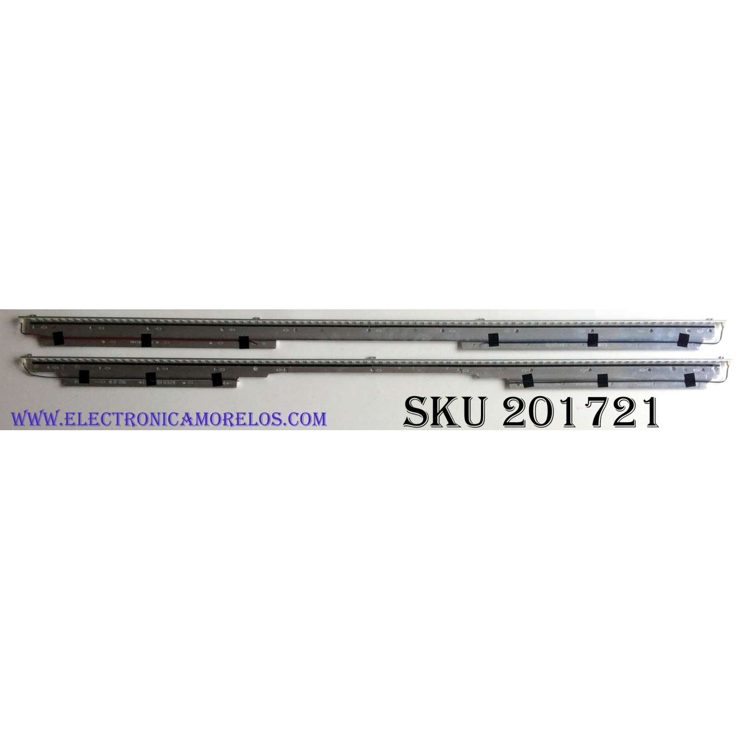 KIT DE LED'S PARA TV SONY (2 PIEZAS) / NUMERO DE PARTE LJ64-02872A / LJ64-02873A / SLED_2011SLS46_EDL_45_0D_REV0.2 / 46-DOWN-120HZ / 46-UP-120HZ / 1010111A0 / 1001220A0 / PANEL LTY460HJ05 / MODELOS KDL-46EX720 / KDL-46EX723