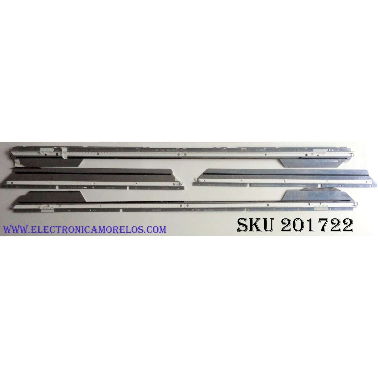 KIT DE LED'S PARA TV (4 PIEZAS) / INSIGNIA LJ64-01762B / LJ64-01763B / LJ64-01764B / LJ64-01765B / PANEL  LTA460HF07 / MODELO NS-46E560A11