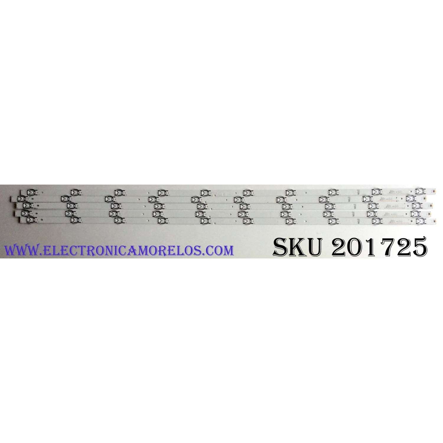 KIT DE LED'S PARA TV (5 PIEZAS) / SHARP 1177748 / SVH500A63_REV03_10WIC0P_UBH+SILK_161228 / PANEL HD500K3U53\S1\XP\BBY\GM\ROH / MODELO LC-50LBU591U / LC-50LBU591U REV.C
