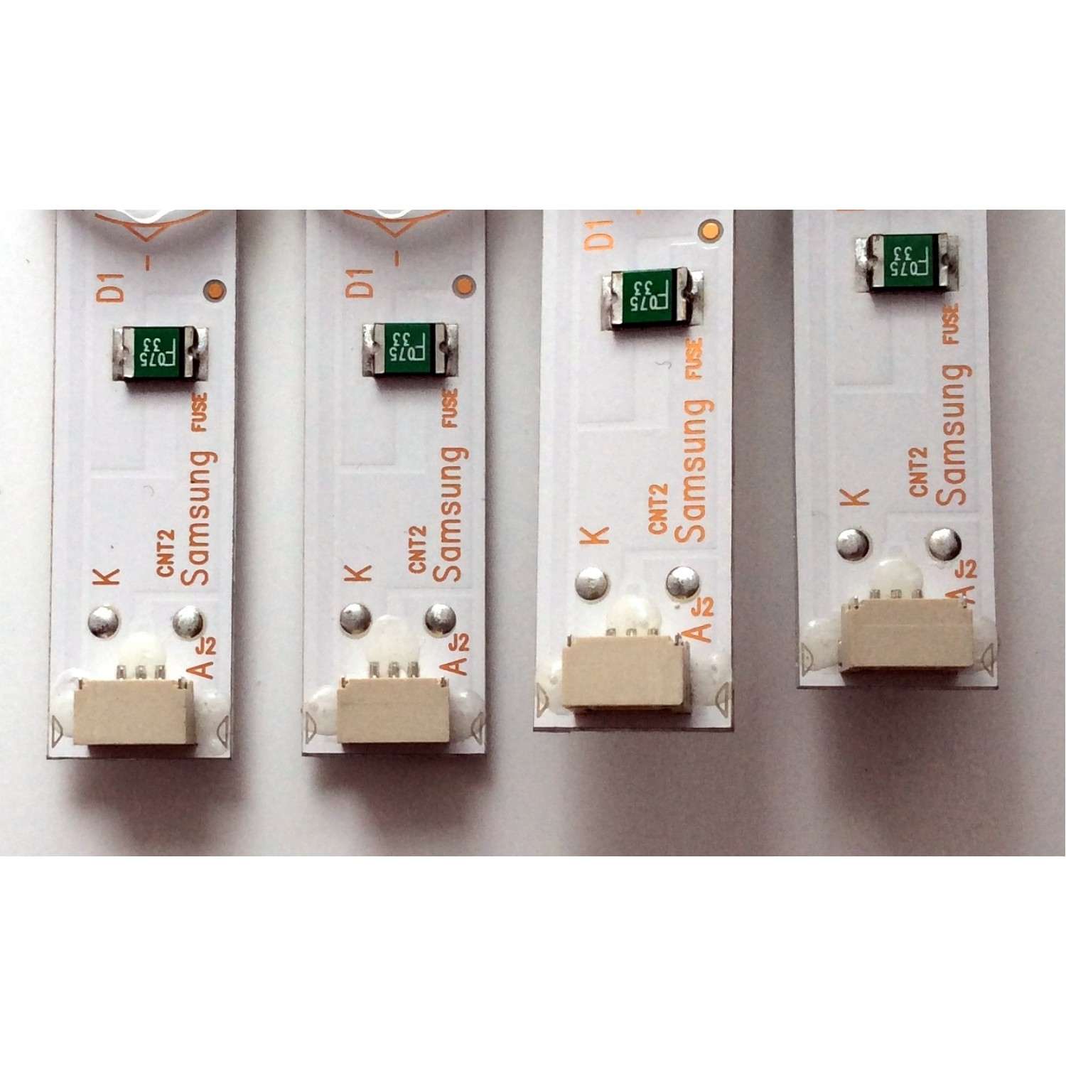 KIT DE LED'S PARA TV (4 PIEZAS) / SAMSUNG 303GC430048 / GC430M16 / GC43D08-ZC22AG-20 PANEL BOEI430WQ1 / MODELO UN43NU6950FXZA BZ01 - Imagen 4