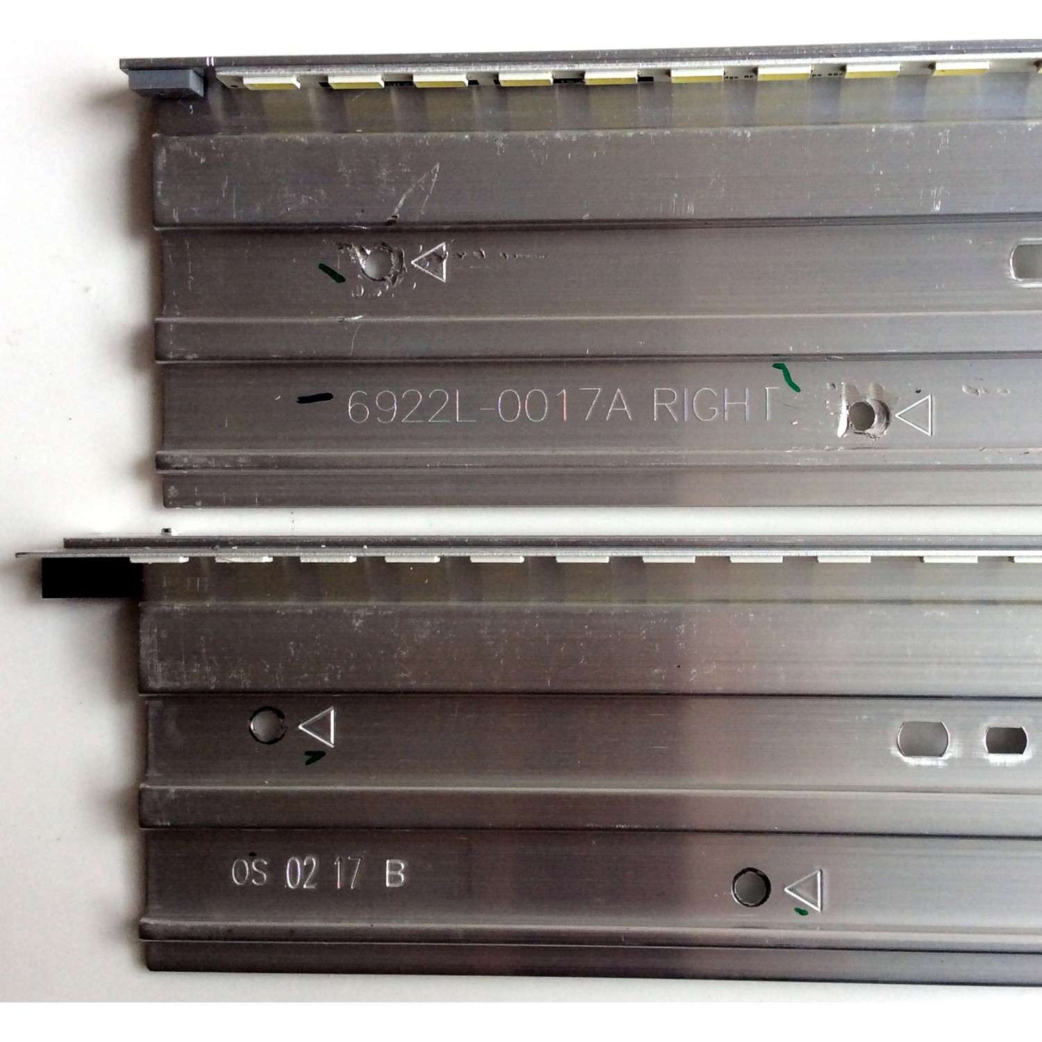KIT DE LED'S PARA TV (2 PIEZAS) / VIZIO 6922L-0017A / 6922L-0018A / 6920L-0132C / 6920L-0132D / PANEL LC470EUD (SE)(F4) / MODELO M3D470KD - Imagen 3