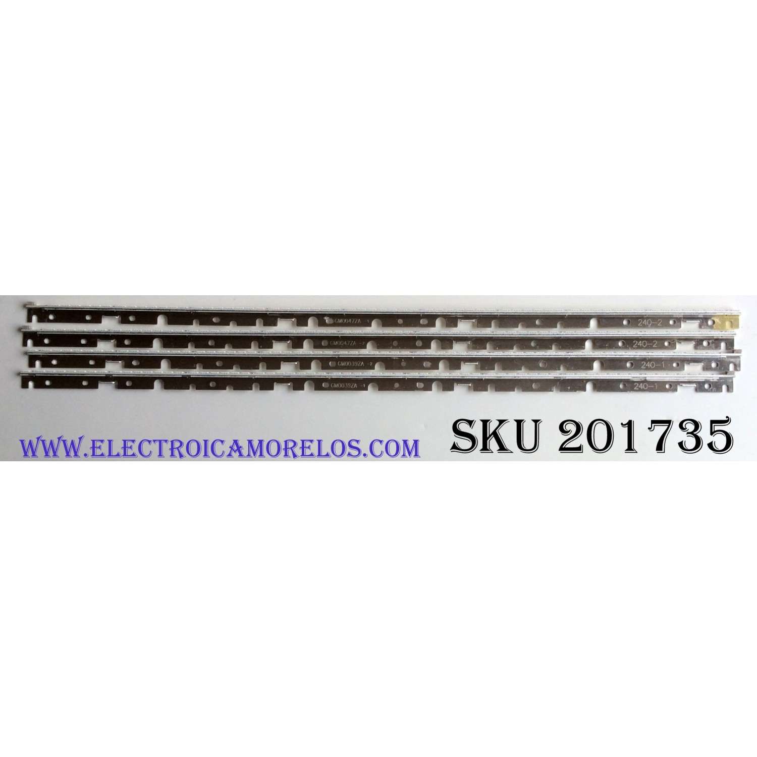 KIT DE LED'S PARA TV (4 PIEZAS) / SONY RUNTK4338TP / 090907 / 109-015-52 / PANEL LK460D3LA9S / MODELO KDL-46NX800