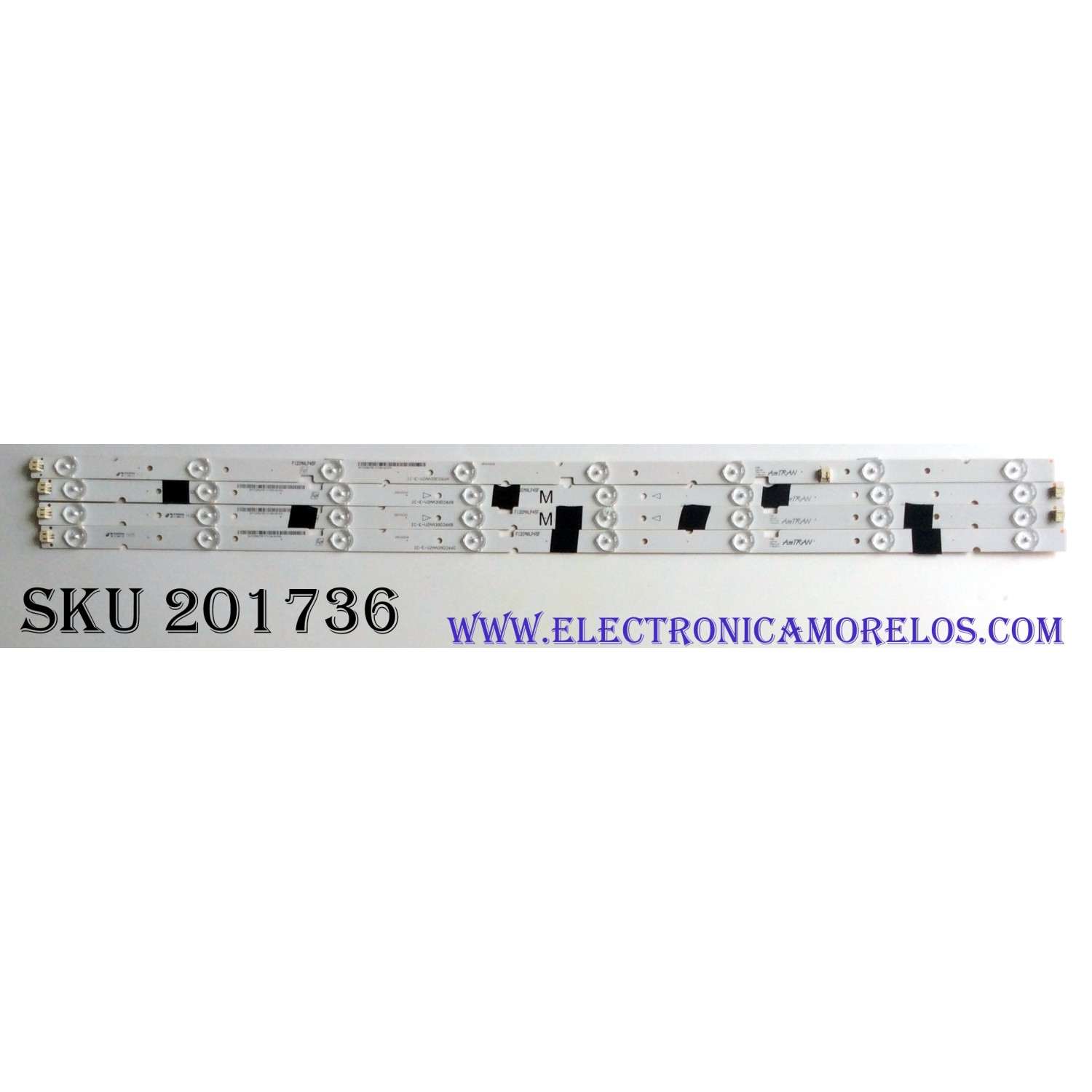 KIT DE LED'S PARA TV (4 PIEZAS) / SHARP 0981-0102-21A2 / 0981-0102-21A4 / 0981-0102-21A3 / F120MALP45F / PANEL T390HVN04.0 / MODELOS LC-39LE551U / E390-B0