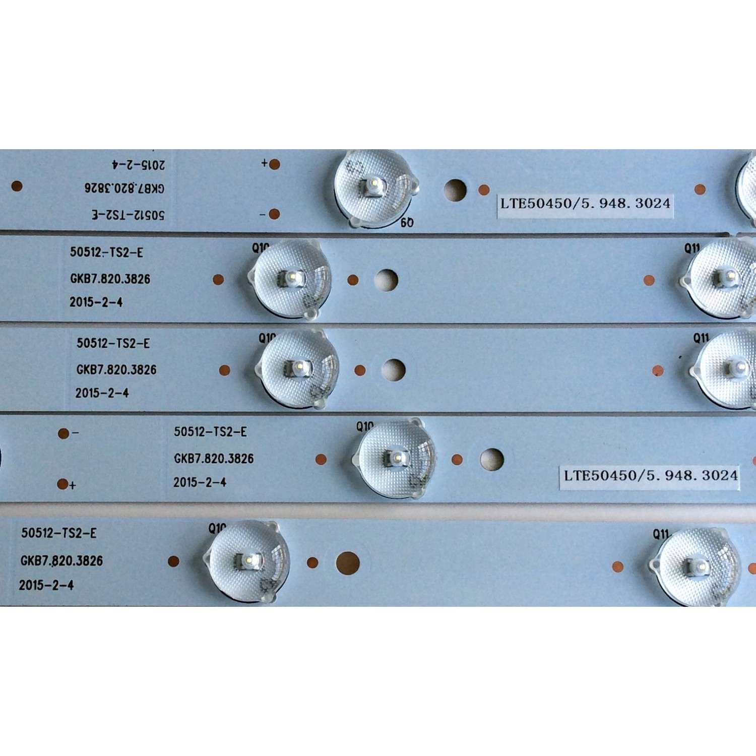 KIT DE LED'S PARA TV (5 PIEZAS) / APEX GKB5.948.3028 / GKB7.8203826 / LTE50450/5.948.3024 / PANEL T500HVN08.2 / MODELO LE50D5 - Imagen 5