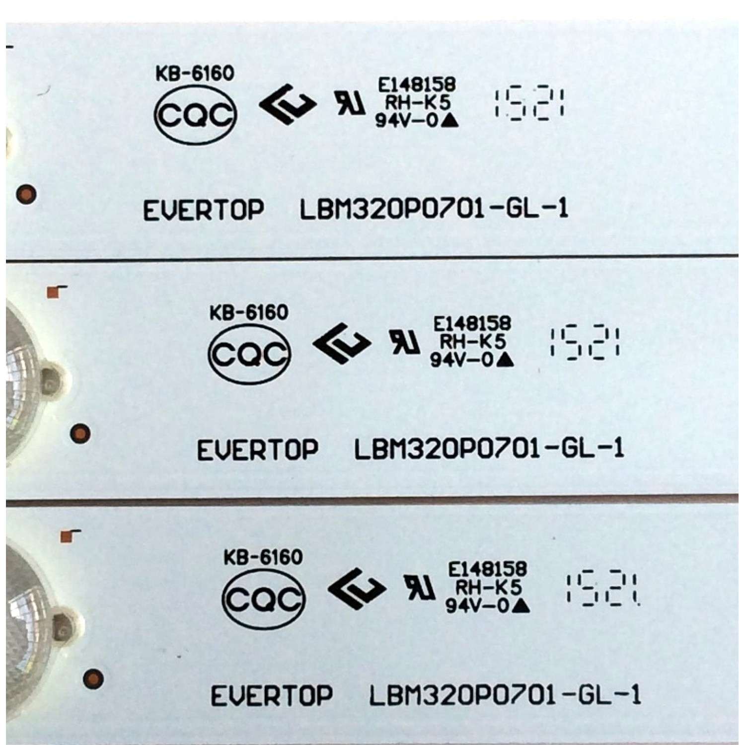 KIT DE LED'S PARA TV (3 PIEZAS) / VIZIO LBM320P0701-GL-1 / 04-C0150605 / E148158 / 04224[01408 / PANEL'S TPT315B5.0TU3A / TPT315B5-0TU3A.Q / TPT315B5-WHBN0.K / MODELOS D32H-C1 E32H-C1 LTTDSJBR / E32H-C1LTTDSJCR / D32H-C1 / D32H-D1 / D32HN-D1 - Imagen 2