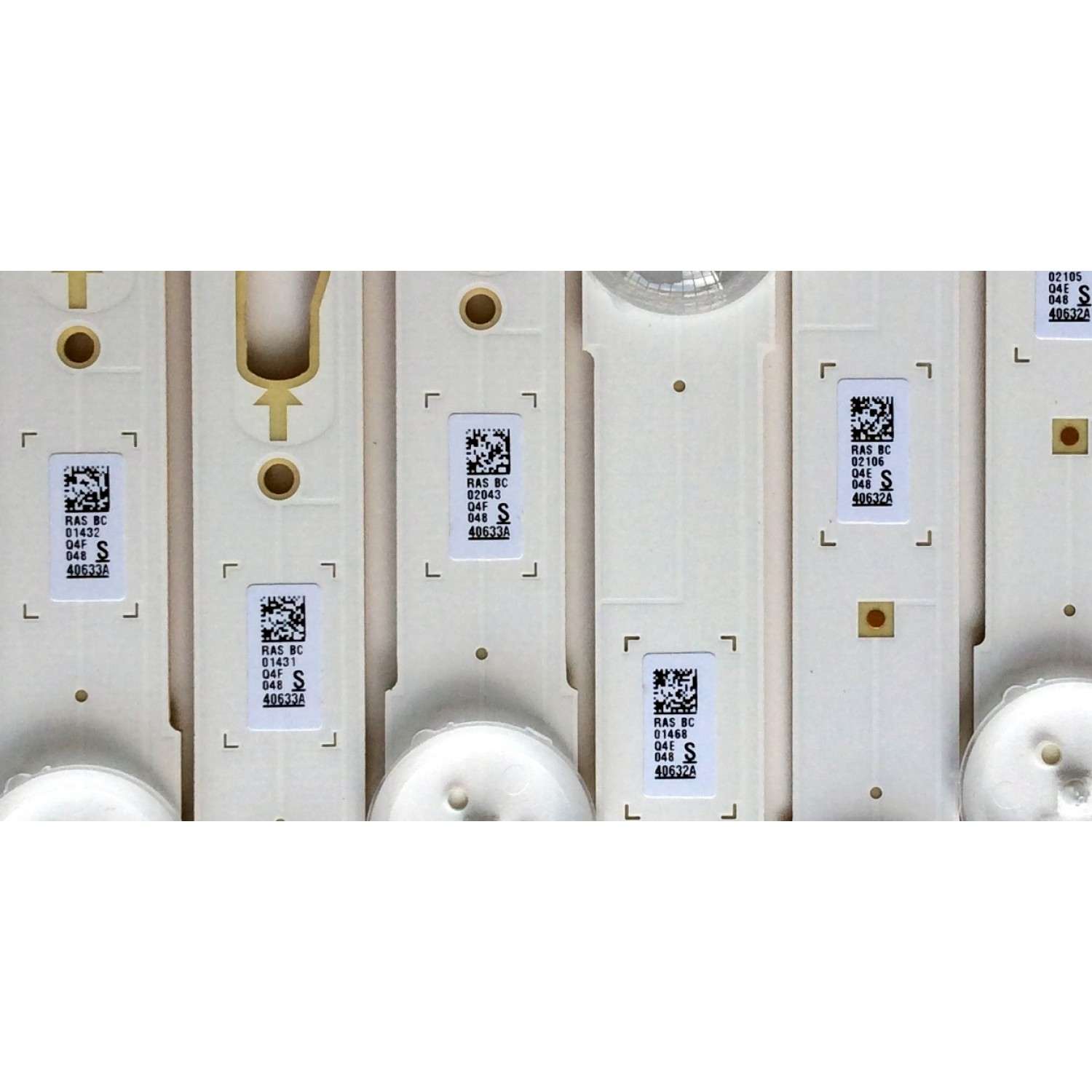 KIT DE LED'S PARA TV (12 PIEZAS) / SAMSUNG BN96-40632A / BN96-40633A / LM41-00335A / E473485 / PANELS CY-GM049HGLV8H / CY-WK049HGLV1V / CY-GM049HGLV2H / CY-WK049HGLV1H / MODELOS UN49KU6500 / UE49MU6300 / UA49KU7350 / MAS MODELOS EN DESCRIPCION - Imagen 2
