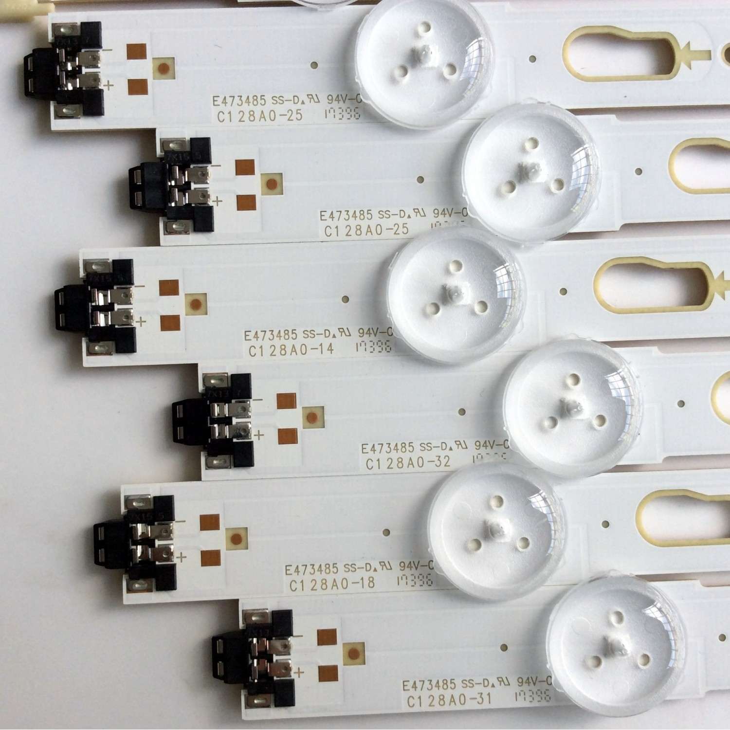 KIT DE LED'S PARA TV (12 PIEZAS) / SAMSUNG BN96-40632A / BN96-40633A / LM41-00335A / E473485 / PANELS CY-GM049HGLV8H / CY-WK049HGLV1V / CY-GM049HGLV2H / CY-WK049HGLV1H / MODELOS UN49KU6500 / UE49MU6300 / UA49KU7350 / MAS MODELOS EN DESCRIPCION - Imagen 3