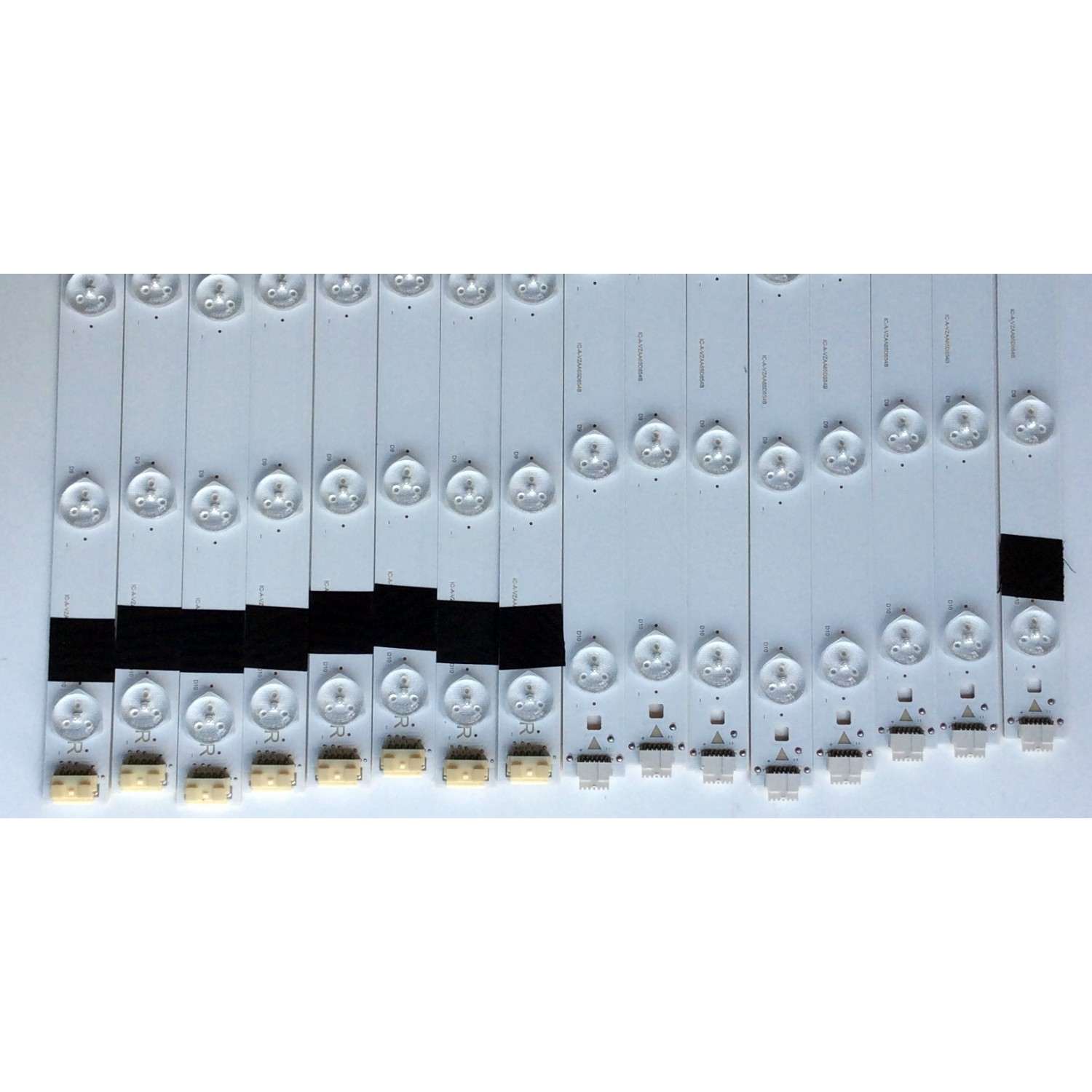 KIT DE LED'S PARA TV (16 PIEZAS) / SUNBRITE IC-A-VZAA65D854A / IC-A-VZAA65D854B / 0981010221I1 / 0981010221I2 / G105M8RP40SA / BY-G105M8RP40SA-2-6-157-I1-0022 / PANEL T650QVN06.0 / MODELO SB-6574UHD - Imagen 6