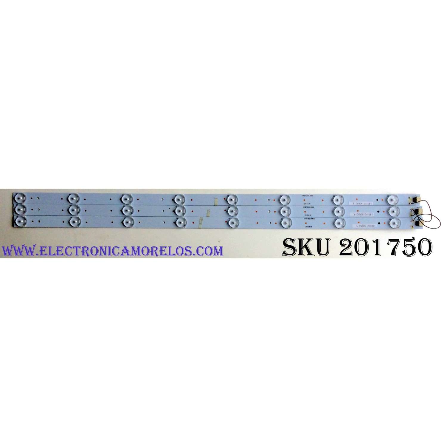 KIT DE LED'S PARA TV (3 PIEZAS) / APEX GKB7.820.3800 / 140102-92K62-A / 6KB5.948.1031 / PANEL DH3151A04 / MODELO LE3245M