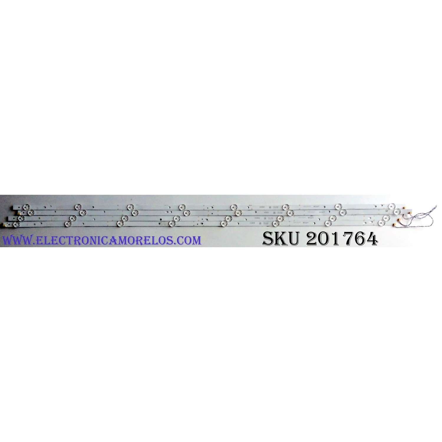 KIT DE LED'S PARA TV (4 PIEZAS) / VIZIO IC-C-VZAA48D828A / IC-C-VZAA48D828B / IC-C-VZAA48D828C / IC-C-VZAA48D828D / PANEL LSC480HN08 / MODELO D48F-F0
