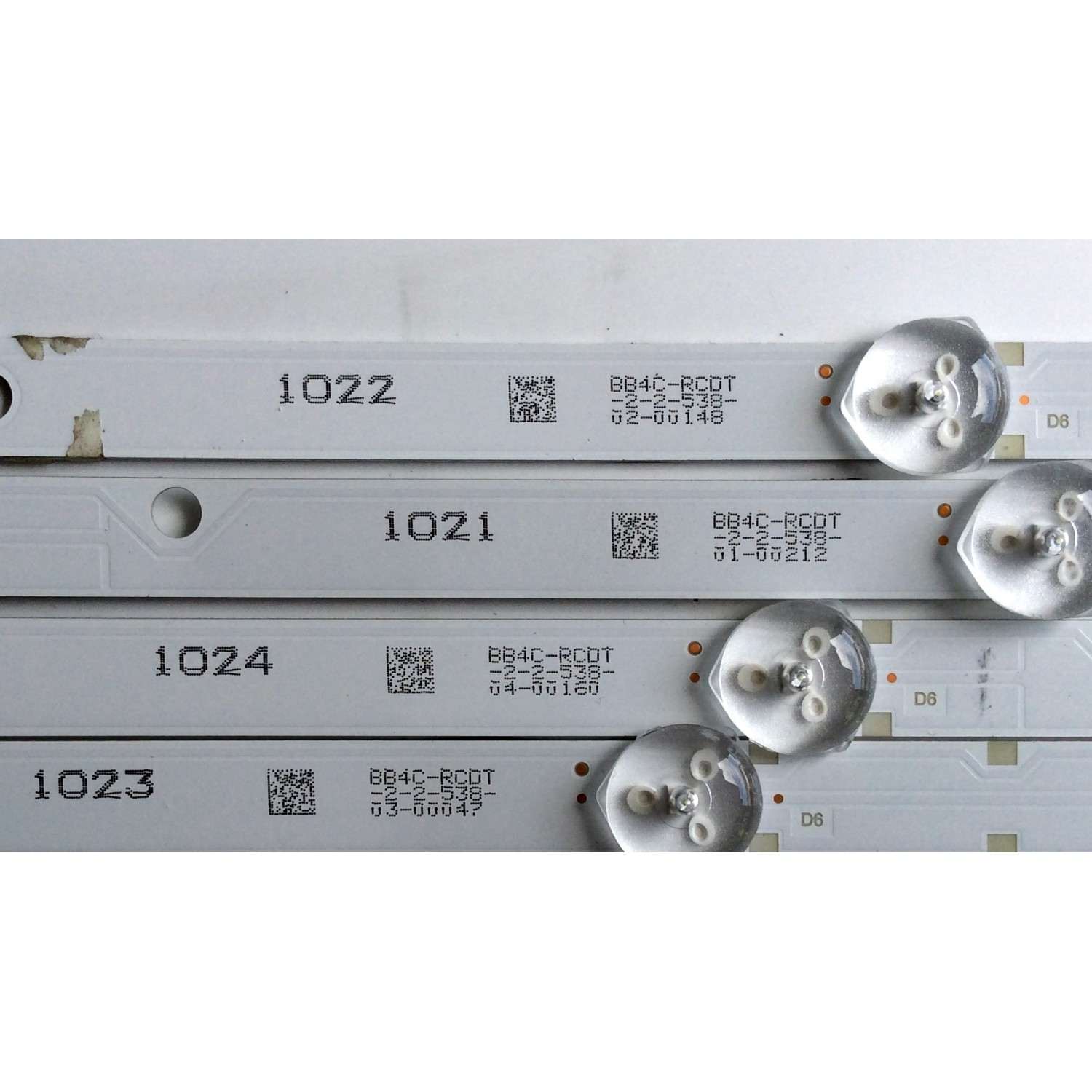 KIT DE LED'S PARA TV (4 PIEZAS) / VIZIO IC-C-VZAA48D828A / IC-C-VZAA48D828B / IC-C-VZAA48D828C / IC-C-VZAA48D828D / PANEL LSC480HN08 / MODELO D48F-F0 - Imagen 5